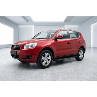 Sānu sliekšņi Tayga Black (2 gab., alumīnijs) Geely Emgrand X7 2011– foto 1