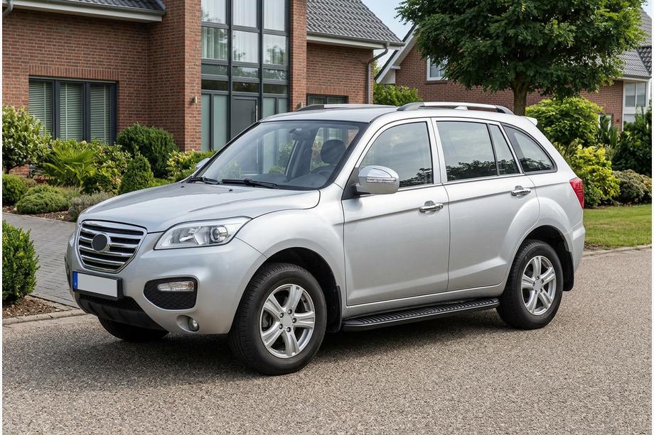 Lifan X60 2011– Sānu sliekšņi Tayga Black (2 gab., alumīnijs) Foto 1