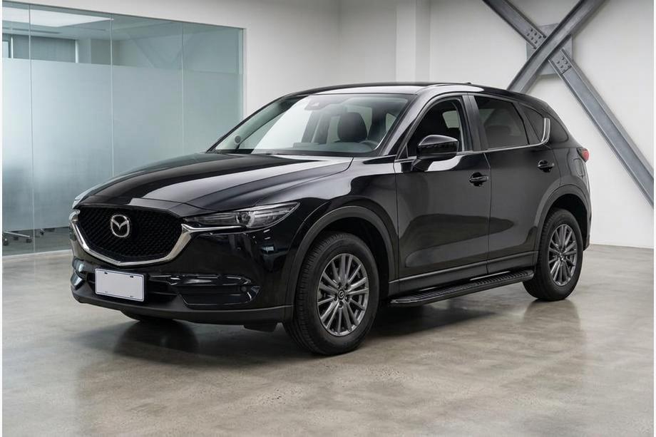 Mazda CX-5 2017–2025 Sānu sliekšņi Tayga Black (2 gab., alumīnijs) Image