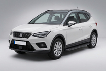 Seat Arona 2017– Sānu sliekšņi Tayga Black (2 gab., alumīnijs) foto 1