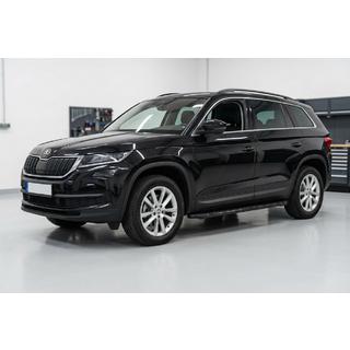 Sānu sliekšņi Tayga Black (2 gab., alumīnijs) foto 1