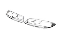 Hyundai Santa Fe 2 2006–2012 Hromētas priekšējo lukturu uzlikas (2006-2010, 2 gab., plastmasa) foto 2