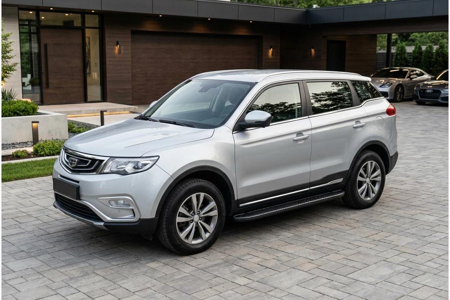 Geely Emgrand X7 2011– Sānu pakāpieni Bosphore Black (2 gab., alumīnijs) Image