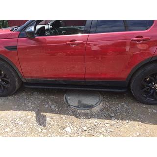 Sānu sliekšņi Bosphore Black (2 gab., alumīnijs) Land Rover Discovery Sport 2014– foto 2
