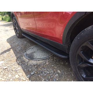 Sānu sliekšņi Bosphore Black (2 gab., alumīnijs) Land Rover Discovery Sport 2014– foto 4