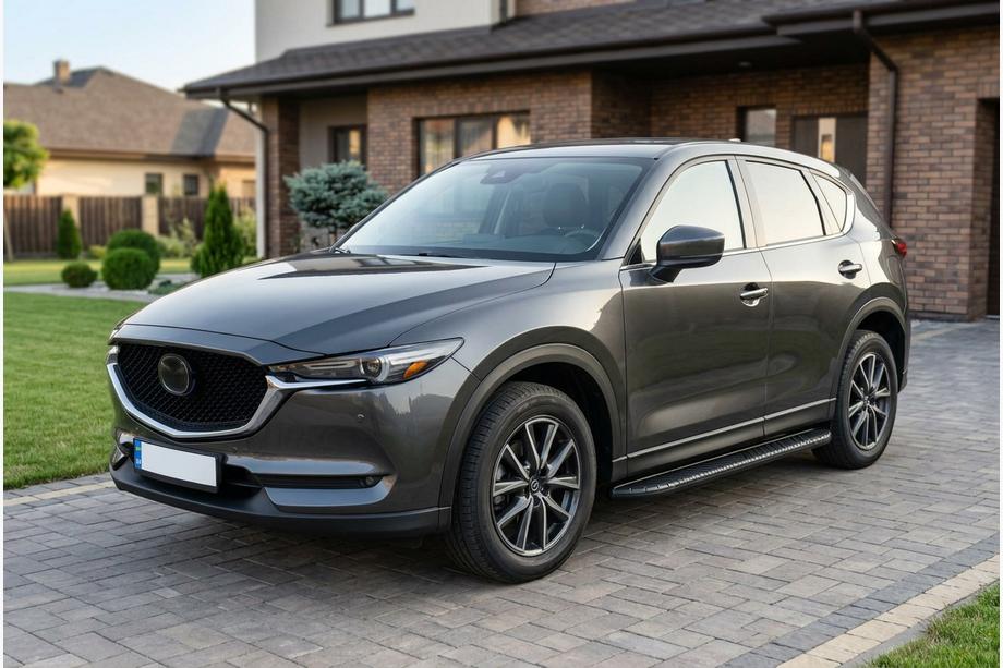 Mazda CX-5 2017–2025 Sānu pakāpieni Bosphore Black (2 gab., alumīnijs) Image