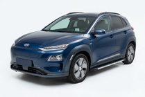 Hyundai Kona 2017–2023 Sānu sliekšņi Maya V1 (2 gab., alumīnijs) foto 1