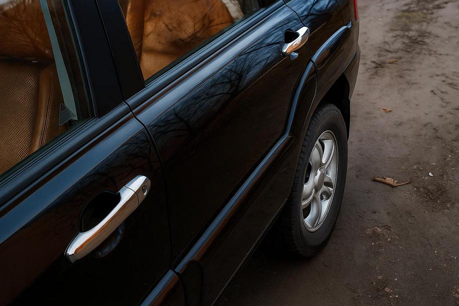 Kia Sportage 2004–2010 Durvju rokturu uzlikas (4 gab.) Nerūsējošais tērauds Image