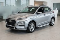 Hyundai Kona 2017–2023 Sānu sliekšņi Maya V2 (2 gab., alumīnijs) foto 1