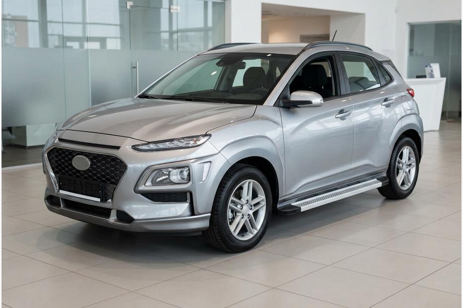 Hyundai Kona 2017–2023 Sānu sliekšņi Maya V2 (2 gab., alumīnijs) Image