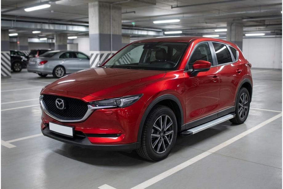 Mazda CX-5 2017–2025 Sānu sliekšņi Maya V2 (2 gab., alumīnijs) Image