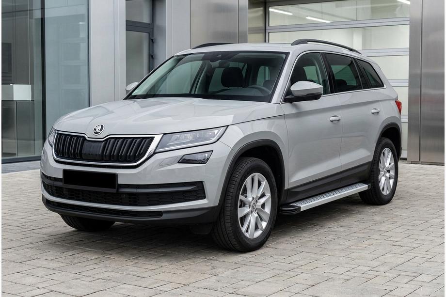 Skoda Kodiaq 2016–2023 Sānu sliekšņi Maya V2 (2 gab., alumīnijs) Image
