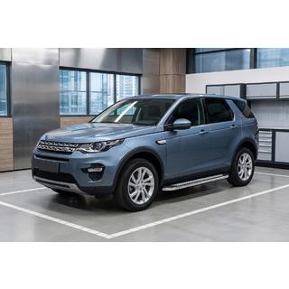 Sānu sliekšņi Maydos V2 (2 gab., alumīnijs / nerūsējošais tērauds) Land Rover Discovery Sport 2014– foto 1