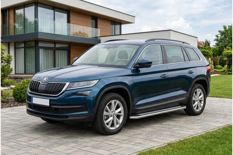 Skoda Kodiaq 2016–2023 Sānu pakāpieni Maydos V2 (2 gab., alumīnijs/nerūsējošais tērauds) Image