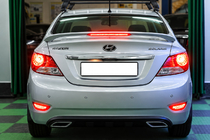 Hyundai Accent 2011–2017 Spoileris Niken V2 (krāsošanai) foto 1