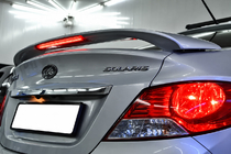 Hyundai Accent 2011–2017 Spoileris Niken V2 (krāsošanai) foto 4