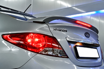 Hyundai Accent 2011–2017 Spoileris Niken V2 (krāsošanai) foto 2
