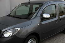 Mercedes Citan 2013–2021 Spoguļu uzlikas (2 gab., nerūsējošais tērauds) OmsaLine – itāļu nerūsējošais tērauds foto 1