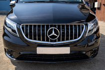 Mercedes Vito/V klase W447 2014– Priekšējā radiatora reste GT Panamericana Chrome (2014-2023 Vito W447) foto 1