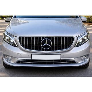Priekšējā radiatora reste GT Panamericana Chrome (2014-2023 Vito W447) Mercedes Vito/V klase W447 2014– foto 3