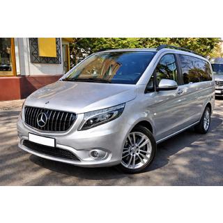Priekšējā radiatora reste GT Panamericana Chrome (2014-2023 Vito W447) Mercedes Vito/V klase W447 2014– foto 4