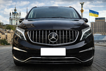 Mercedes Vito/V klase W447 2014– Radiatora reste GT Panamericana Chrome (2014-2019 V-class) foto 1