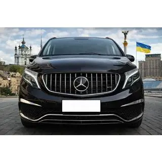 Radiatora reste GT Panamericana Chrome (2014-2019 V-class) Mercedes Vito/V klase W447 2014– foto 1