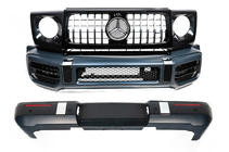 Mercedes G class W463 1990–2018 Facelift komplekts G63 AMG 2018 (bez motora pārsega un spārnu nomaiņas) foto 15