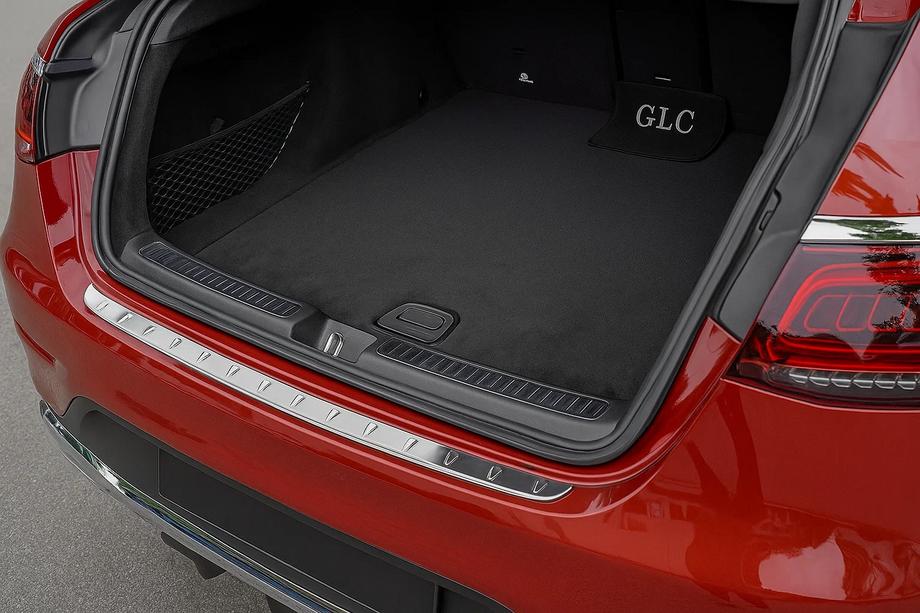 Mercedes GLC Coupe C253 2016–2023 Hromēta uzlika aizmugurējam buferim (ABS) Image