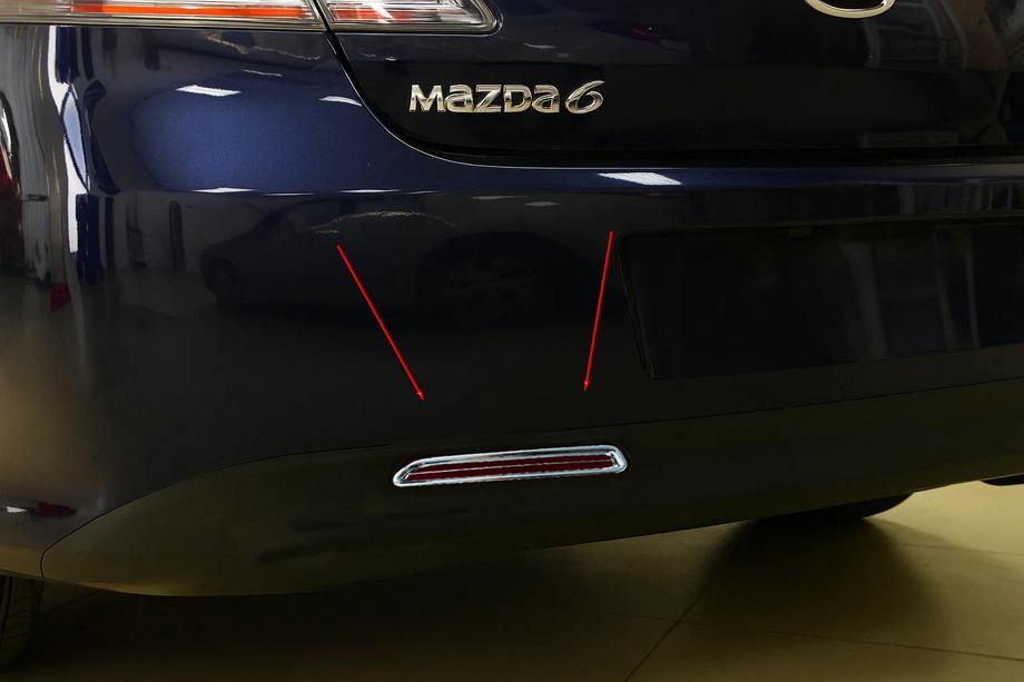 Mazda 6 2008–2012 Aizmugurējo miglas lukturu uzlikas (2 gab., plastmasa) Image