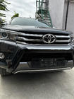 Toyota Hilux 2015– Priekšējā bufera lūpas spoileris V1 (ABS) foto 7