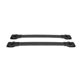 Jumta bagāžnieka šķērstieņi melni uz OEM reliņiem (alumīnijs) Toyota Sienna 2010–2020 foto 4