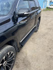 Toyota Land Cruiser Prado 150 2009–2023 Sānu pakāpieni GX-style (2 gab., alumīnijs) Melna krāsa (pelēka uzkāpšanas virsma) foto 8