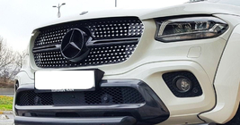 Mercedes X class 2017–2020 Priekšējais radiatora režģis Diamond foto 3