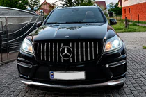 Mercedes GL/GLS klase X166 2012–2019 Priekšējais radiatora režģis GT Panamericana (GL High) foto 3