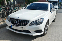 Mercedes E-klase kupeja C207 2010–2017 Priekšējā radiatora reste (2014-2016, GT Panamericana) foto 5