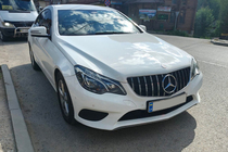 Mercedes E-klase kupeja C207 2010–2017 Priekšējā radiatora reste (2014-2016, GT Panamericana) foto 4