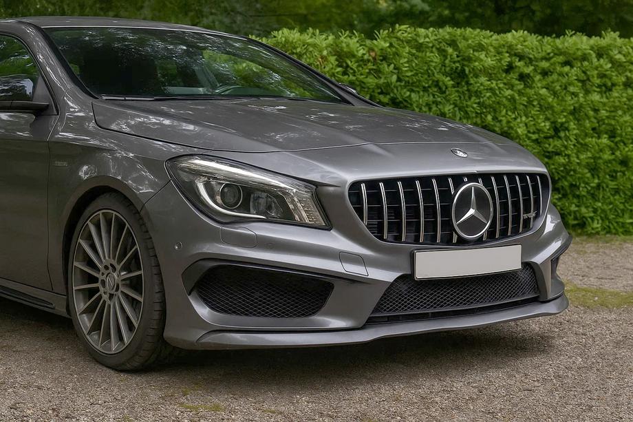 Mercedes CLA C117 2013–2019 Priekšējais radiatora režģis (2017-2019, GT Panamericana) Foto 1