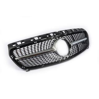 Priekšējais radiatora režģis Diamond Silver (2012-2015) Mercedes A-сlass W176 2012–2018 foto 4