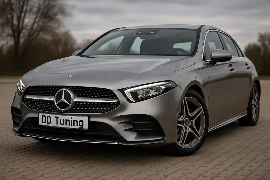 Mercedes A-class W177 2018– Priekšējā radiatora reste Diamond Silver (2018-2022) Image