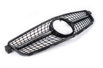 Mercedes C klase W204 2007–2015 Priekšējais radiatora režģis Diamond Black foto 4