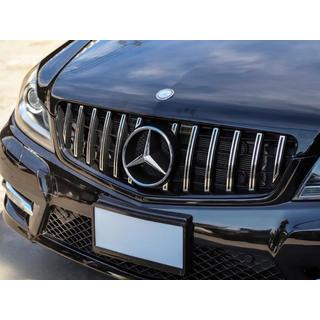 Priekšējais radiatora režģis GT Panamericana Mercedes C klase W204 2007–2015 foto 3
