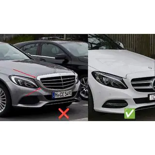 Priekšējais režģis Panamericana GT (Avantgarde/AMG-Line/C43 AMG) foto 4