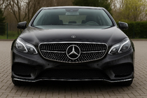 Mercedes E-class W212 2009–2016 Priekšējā radiatora reste Diamond Black (Avantgarde un AMG-Line, 2013-2016) foto 3