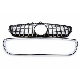 Priekšējais radiatora režģis ar rāmi 2014-2018 (GT Panamericana) Mercedes CLS C218 2011–2018 foto 3