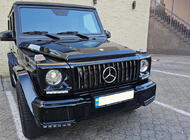 Mercedes G class W463 1990–2018 Priekšējais radiatora režģis (GT, ar hroma līstēm) foto 1