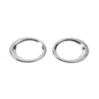 Miglas lukturu apdares uzlikas (2 gab., nerūsējošais tērauds) Nissan Qashqai 2007–2010 foto 4