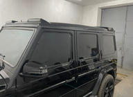 Mercedes G сlass W463 1990–2018 Logu vēja deflektors BRB V1 dizains 2015 (ABS) foto 2