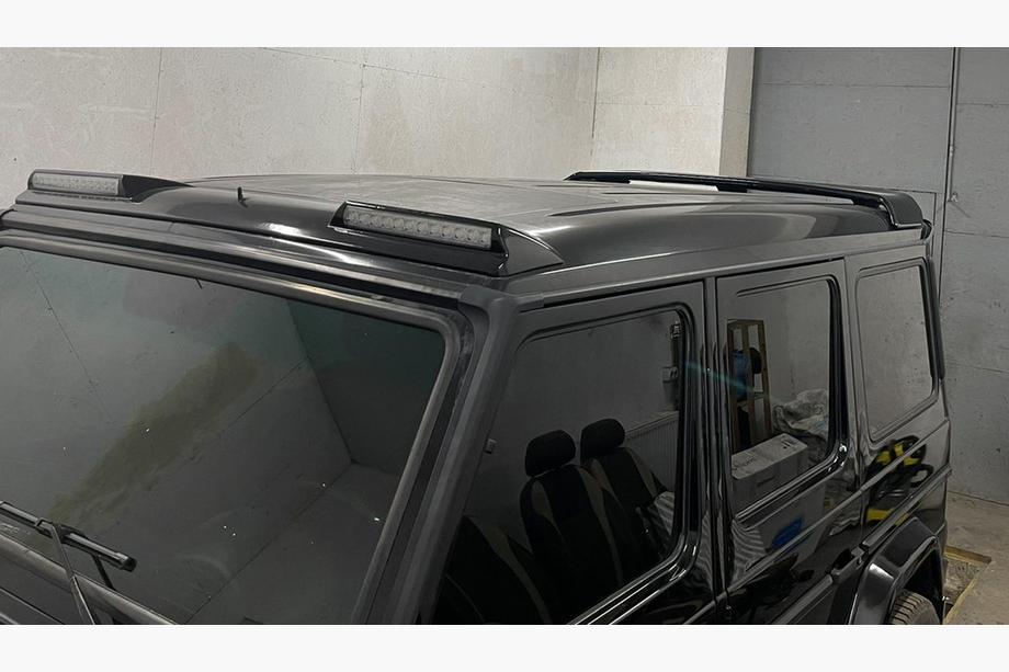 Mercedes G сlass W463 1990–2018 Logu vēja deflektors BRB V1 dizains 2015 (ABS) Image