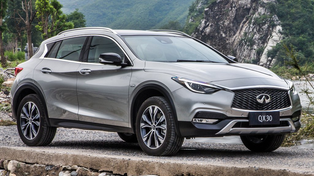 Kompaktā krosovera Infiniti QX30 apskats